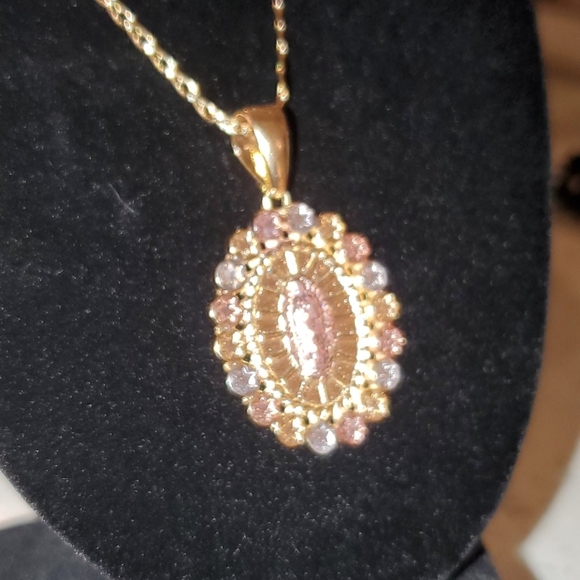 IItalian 18kt gold plated tricolor Guadelupe - Picture 5 of 10